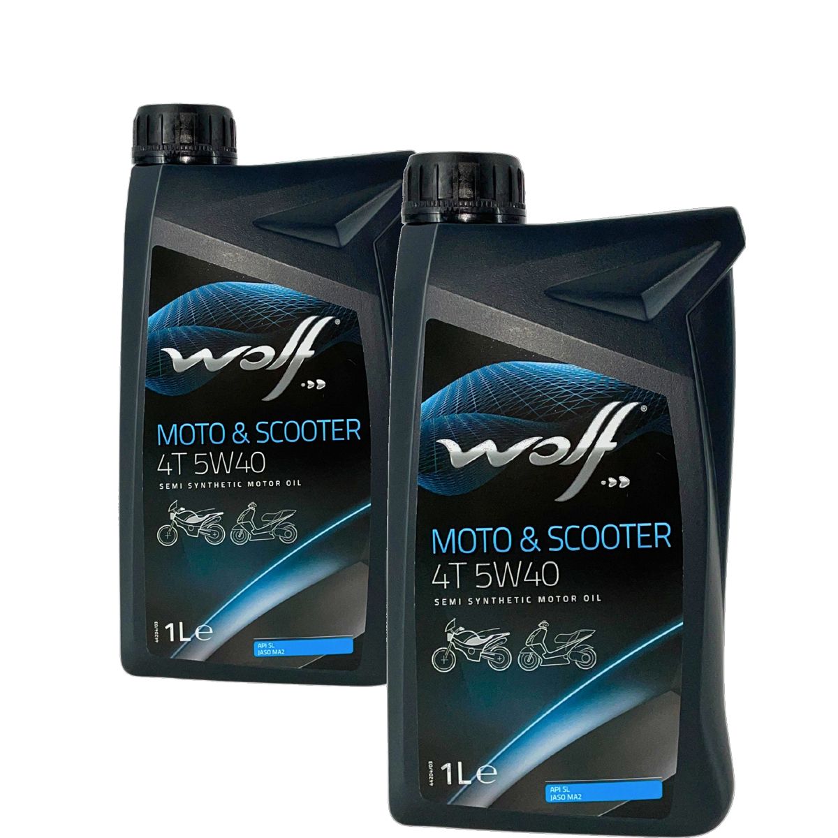 Wolf Moto & Scooter 4T 5W-40 2x1 Liter