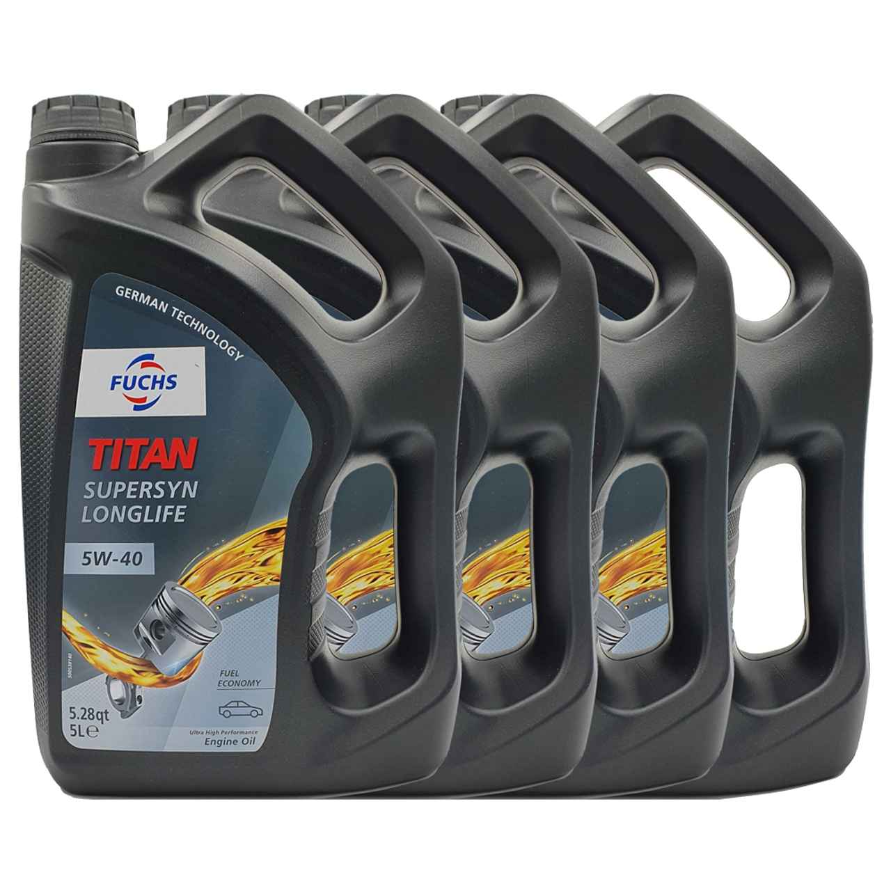 Fuchs Titan Supersyn Longlife 5W-40 4x5 Liter
