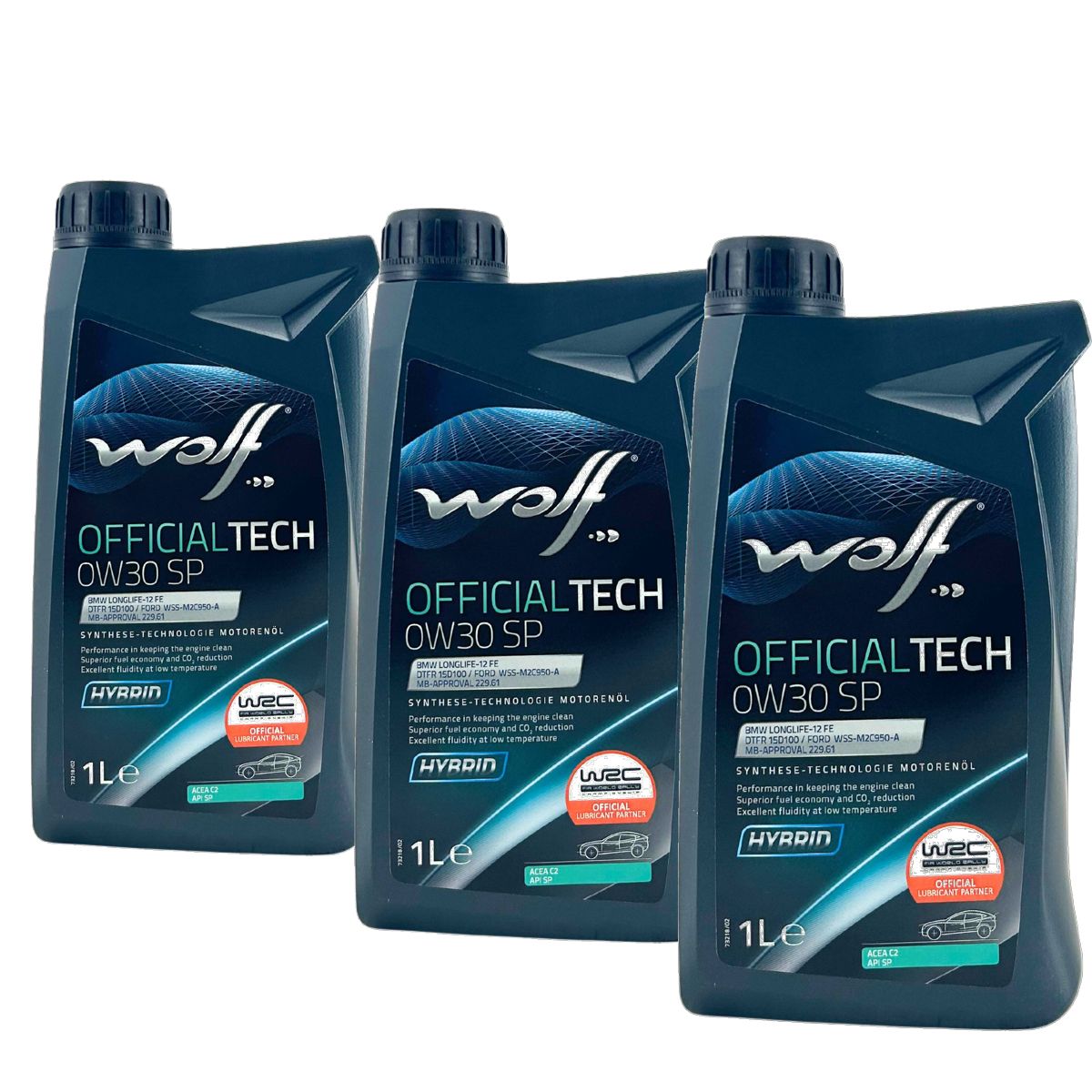 Wolf OfficialTech 0W-30 SP 3x1 Liter