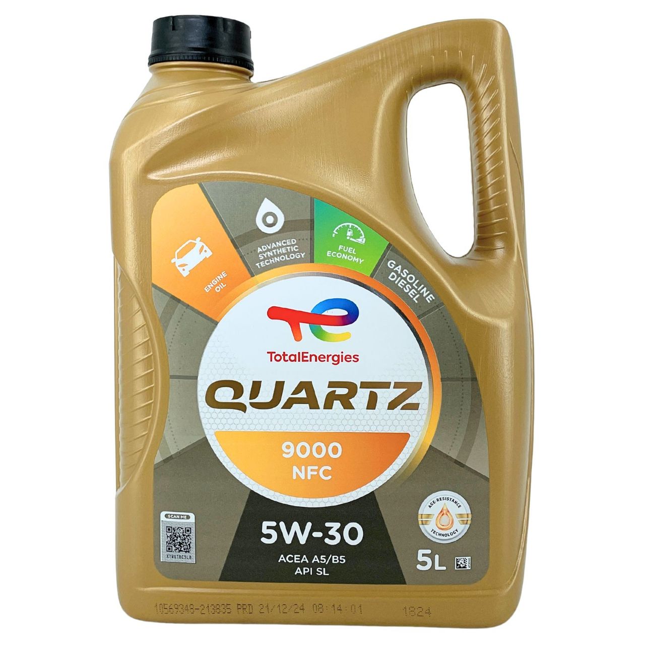 Total Quartz 9000 NFC 5W-30 5 Liter Total Quartz 9000 NFC 5W-30 5 Liter