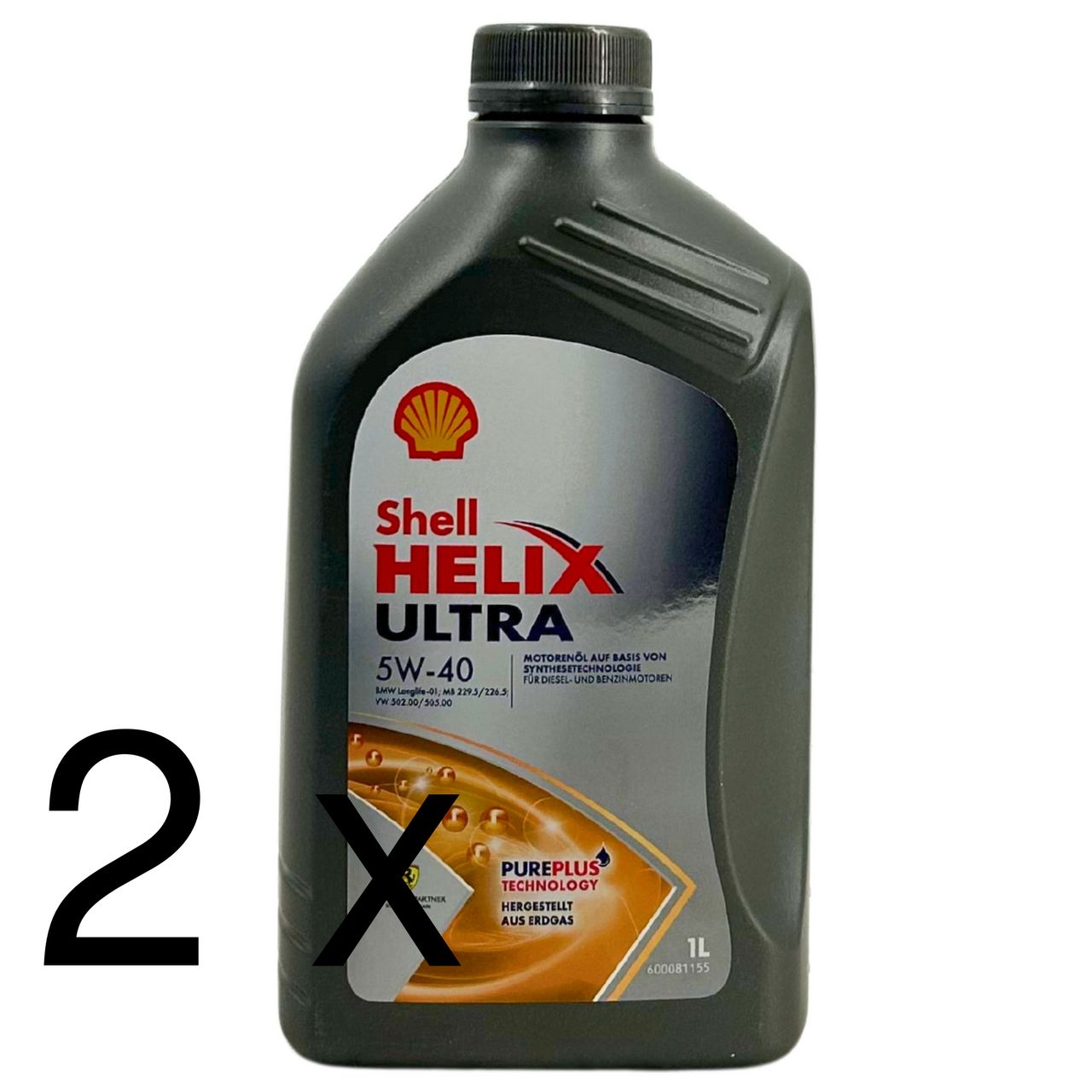 Shell Helix Ultra 5W-40 2x1 Liter