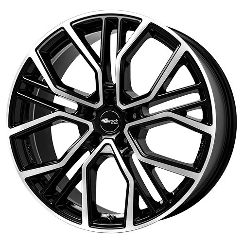 BROCK B41 schwarz glanz voll-poliert (sgvp) 10.5Jx22 5x112 ET28