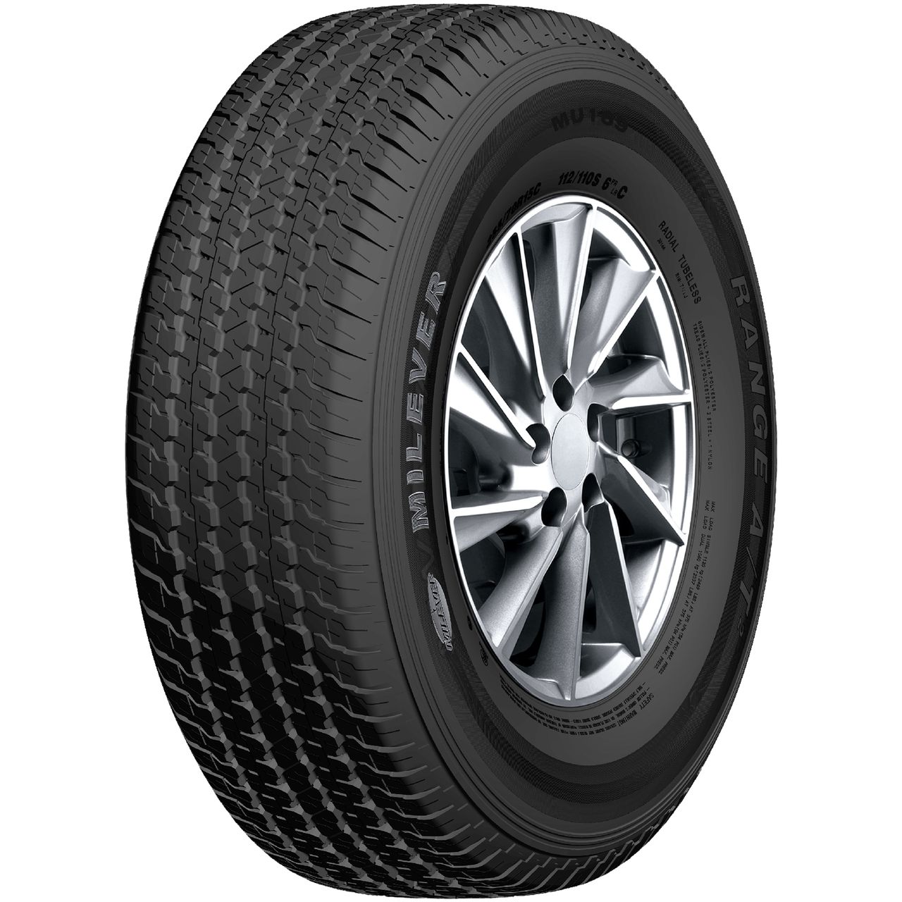 MILEVER RANGE A/T2 MU169 255/70R15C 112/110S BSW