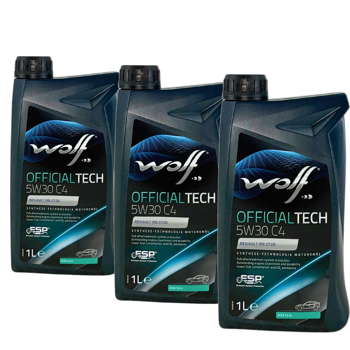 Wolf OfficialTech 5W-30 C4 3x1 Liter