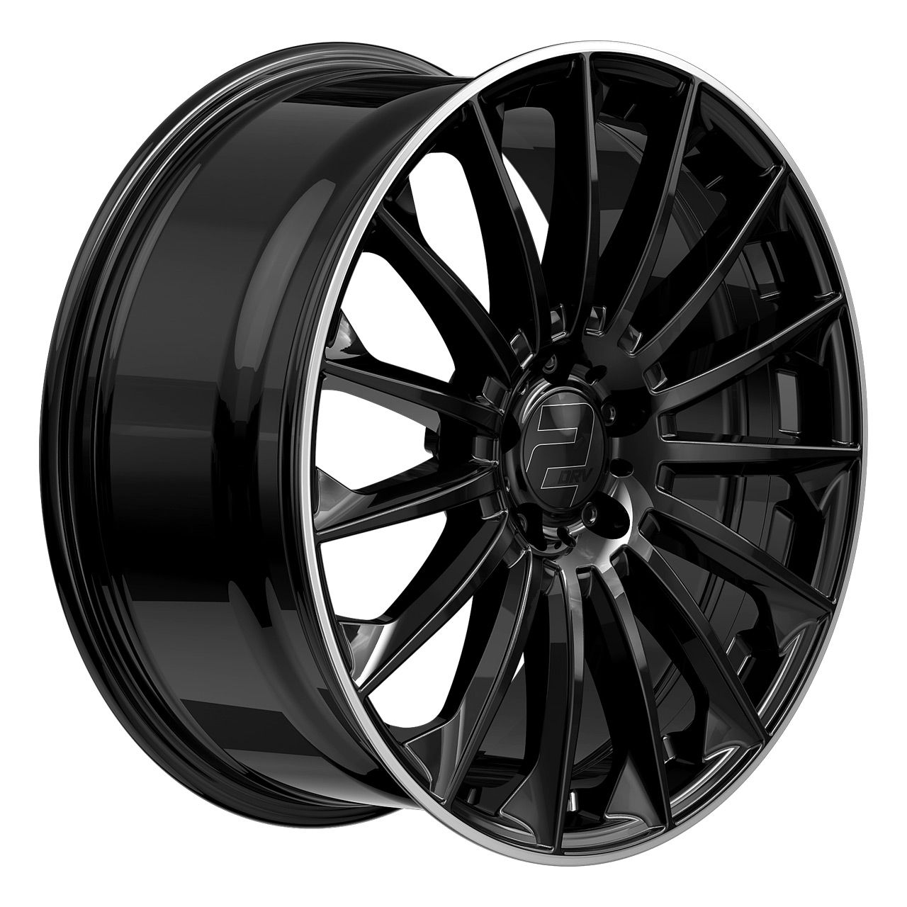 WHEELWORLD-2DRV WH39 black glossy painted with full machined lip 10.5Jx22 5x112 ET30