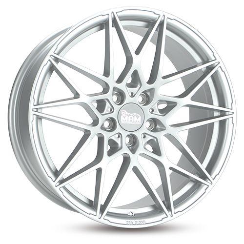 MAM WHEELS MAM B2 silver painted 8.5Jx20 5x120 ET35