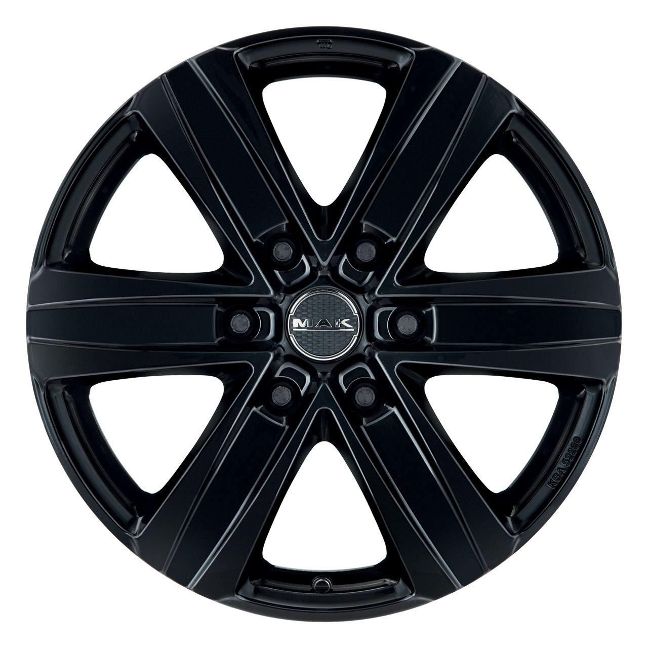 MAK STONE 6 schwarz glänzend 8.5Jx20 6x139.7 ET20