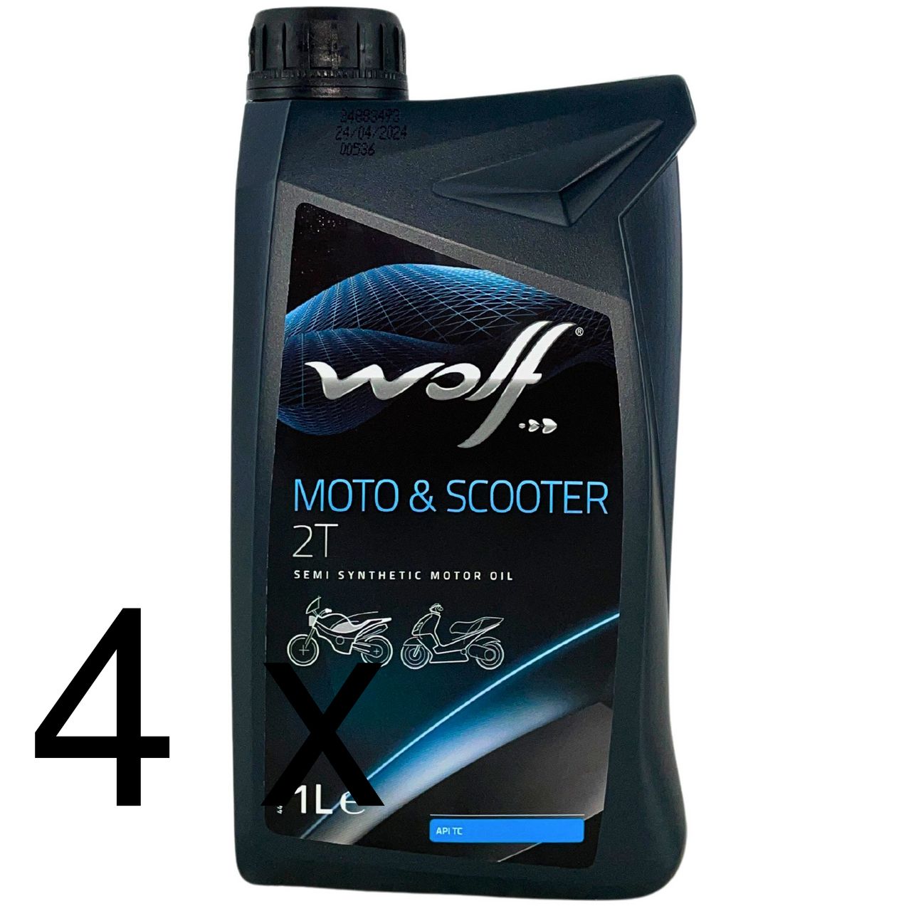 Wolf Moto & Scooter 2T 4x1 Liter