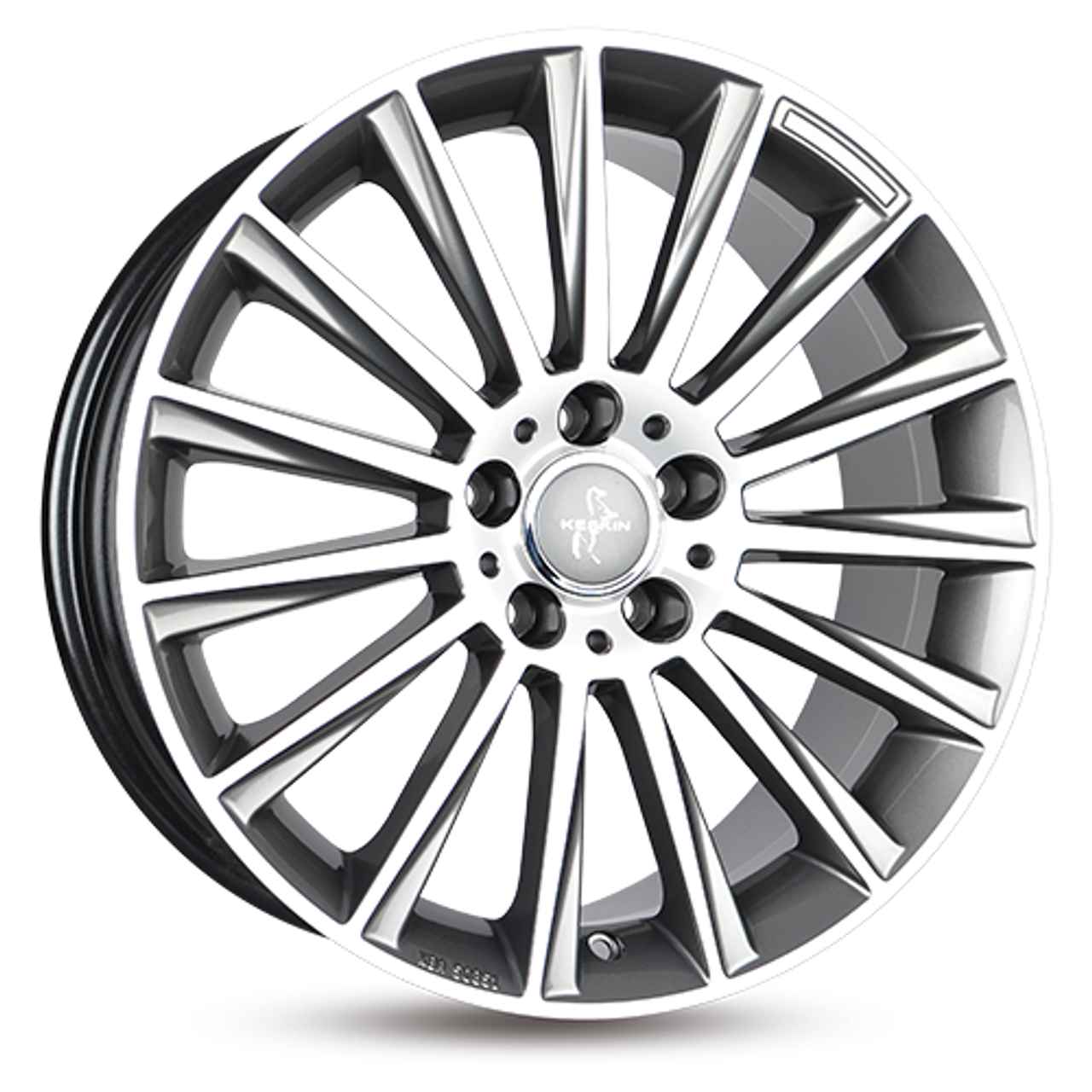 KESKIN KT18 TURBO palladium front polished 10.0Jx22 5x130 ET40