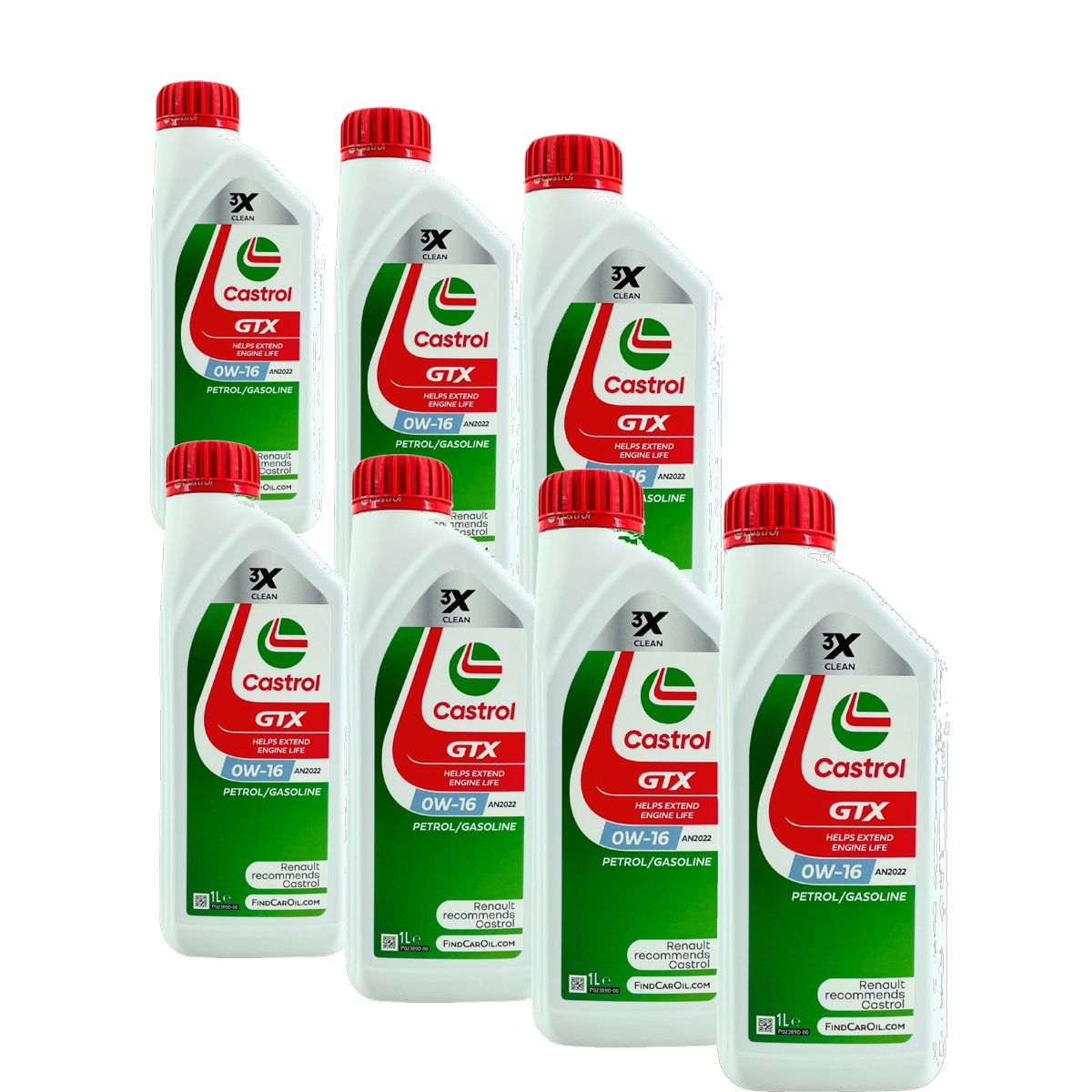 Castrol GTX 0W-16 AN2022 7x1 Liter