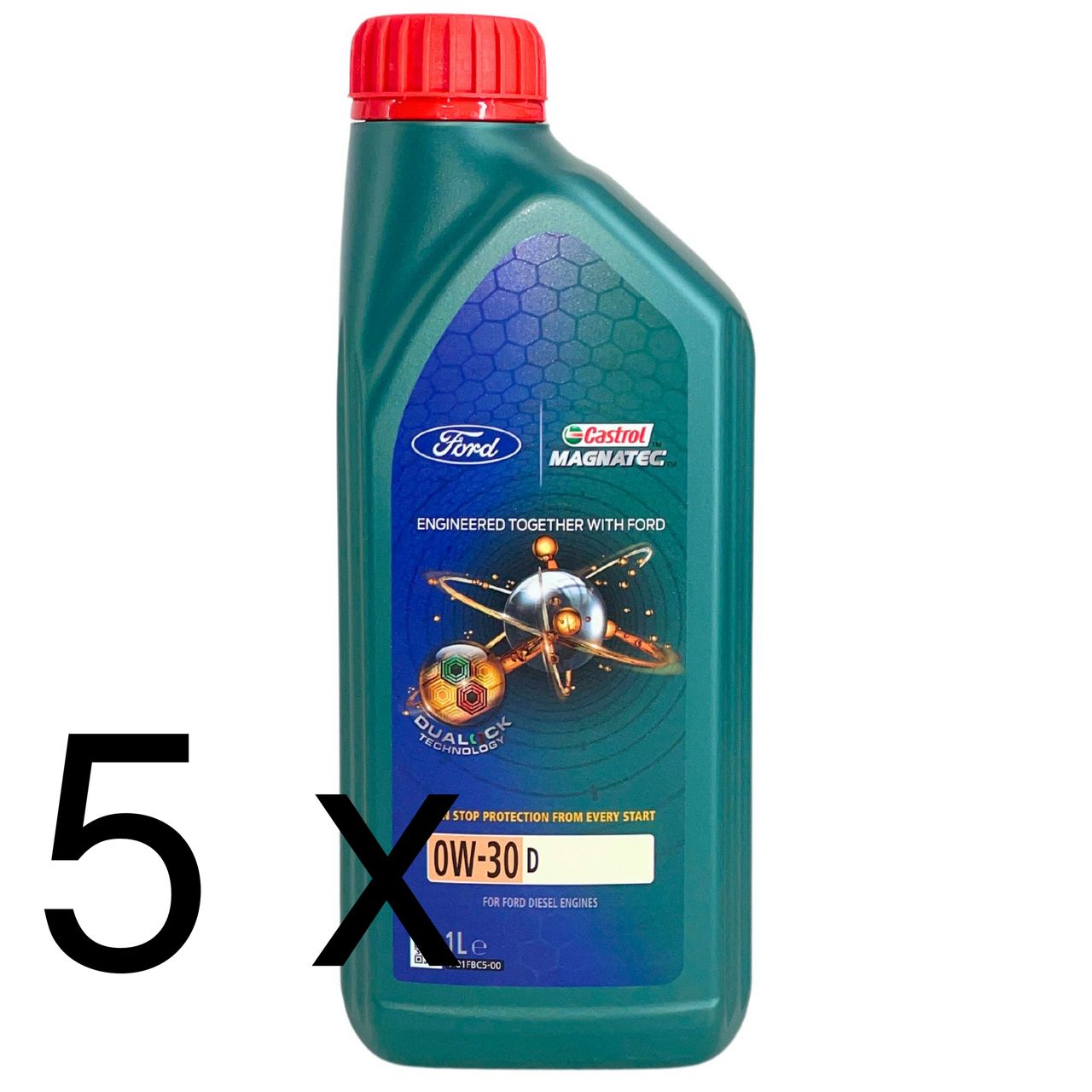 Ford Castrol Magnatec 0W-30 D 5x1 Liter Ford Castrol Magnatec 0W-30 D 5x1 Liter