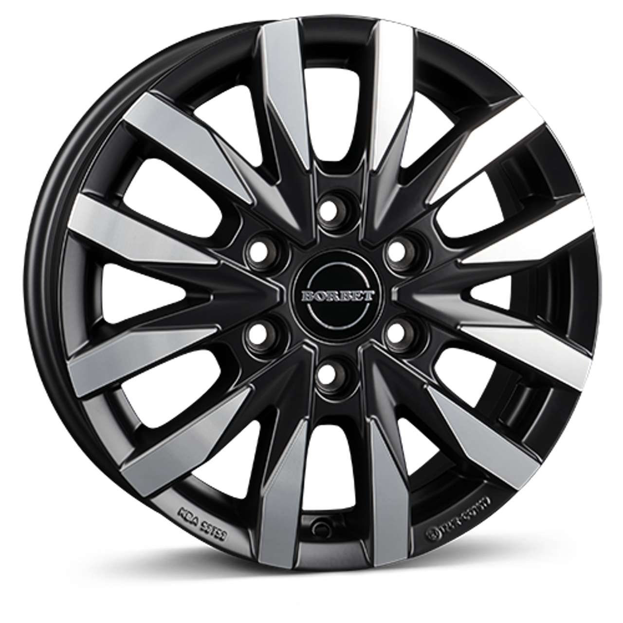 BORBET DESIGN CW6 black polished matt 7.5Jx18 6x140 ET30