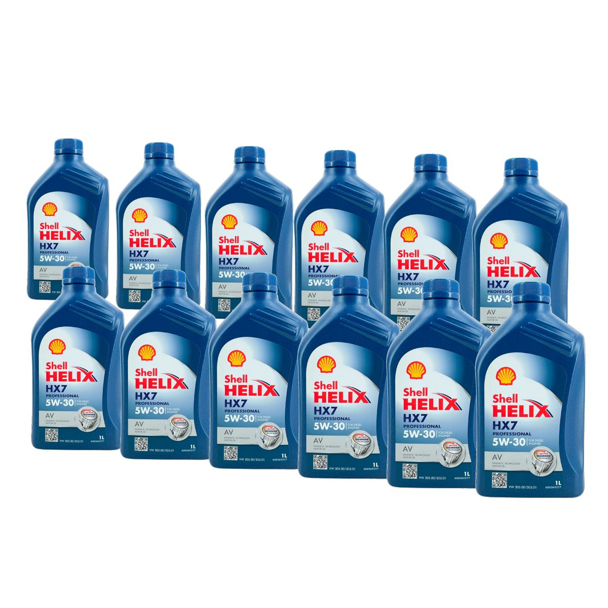 Shell Helix HX7 Professional AV 5W-30 12x1 Liter