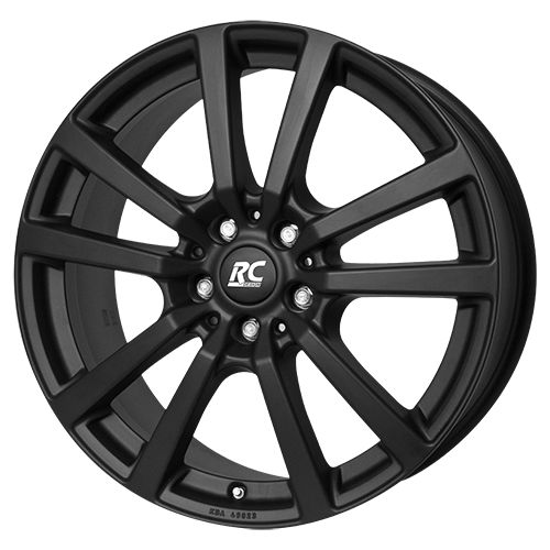 RC-DESIGN RC25 schwarz klar matt (skm) 8.0Jx18 5x120 ET45