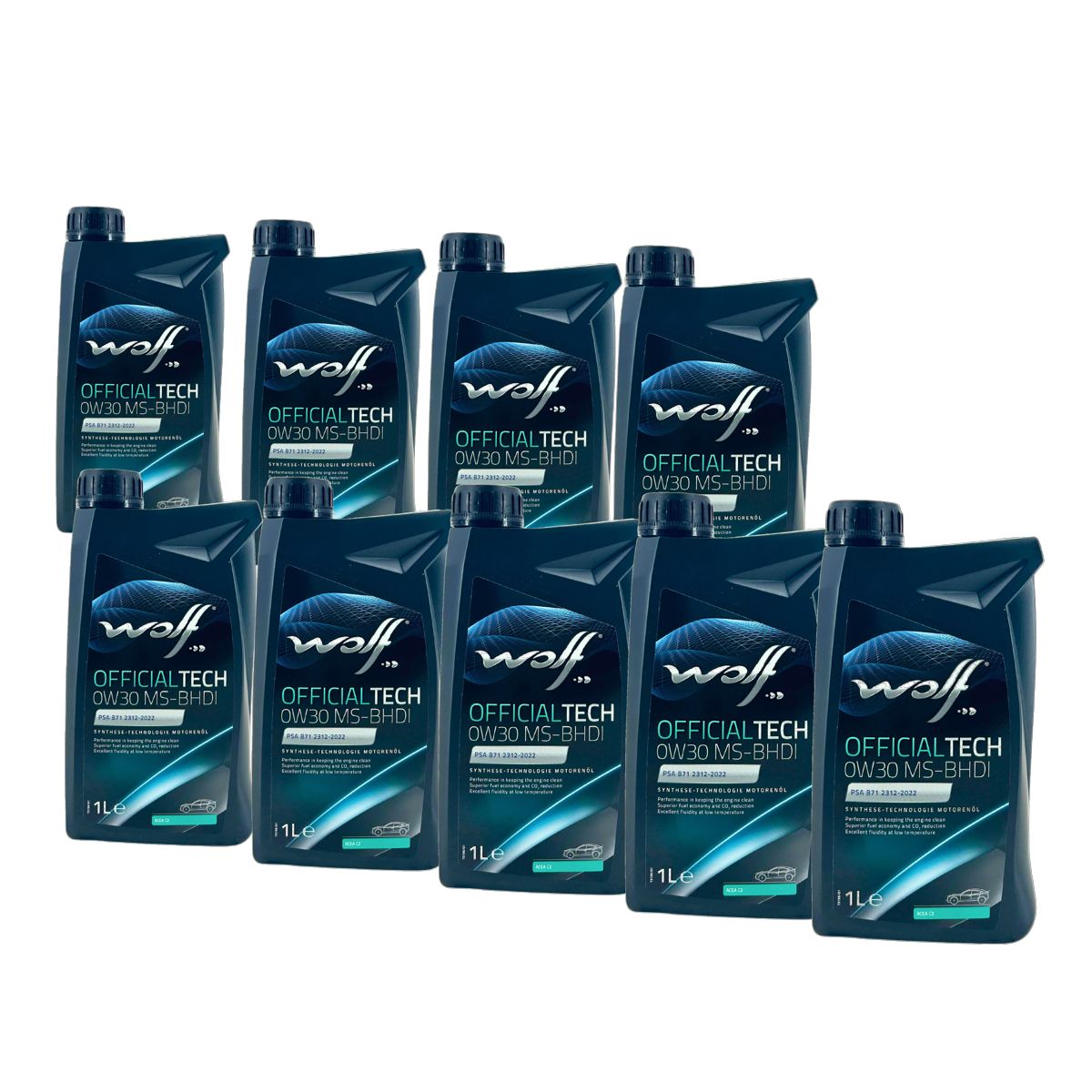 Wolf OfficialTech 0W-30 MS-BHDI 9x1 Liter
