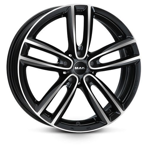 MAK OXFORD schwarz spiegelpoliert 7.0Jx17 5x120 ET50