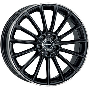 MAK KOMET gloss black mirror ring 8.0Jx19 5x112 ET33
