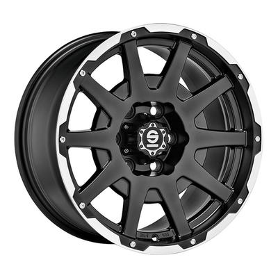 SPARCO DAKAR matt black lip polished + revits 8.5Jx17 6x114.3 ET25
