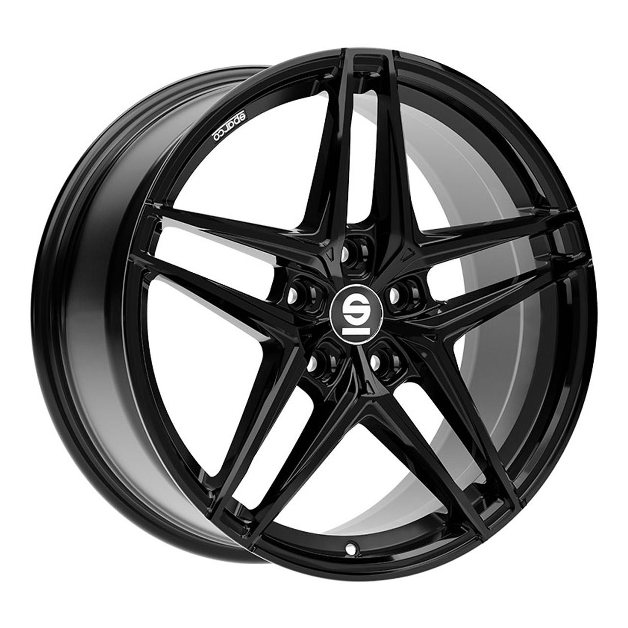 SPARCO RECORD gloss black 7.5Jx17 5x112 ET48 SPARCO RECORD gloss black 7.5Jx17 5x112 ET48