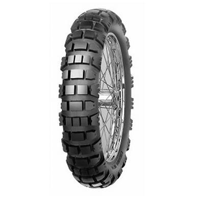 MITAS E-09 DAKAR REAR 150/70 - 17 M/C TL 69R YELLOW STRIPE REAR M+S