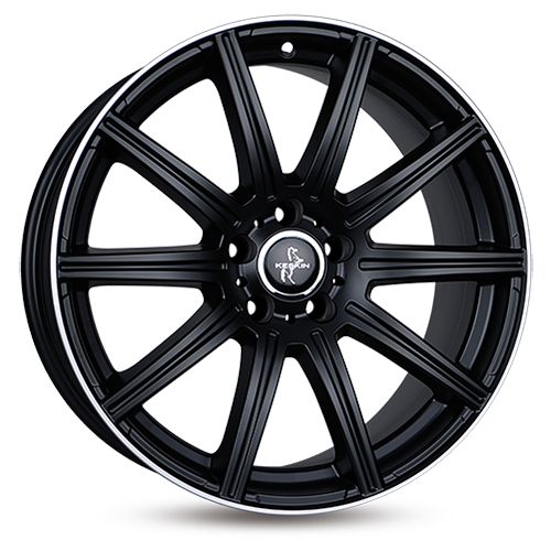 KESKIN WHEELS KT16 DYNAMIC matt black lip polish 8.5Jx19 5x112 ET30