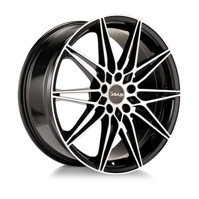AVUS RACING AC-MB5 black polished 8.0Jx18 5x120 ET34