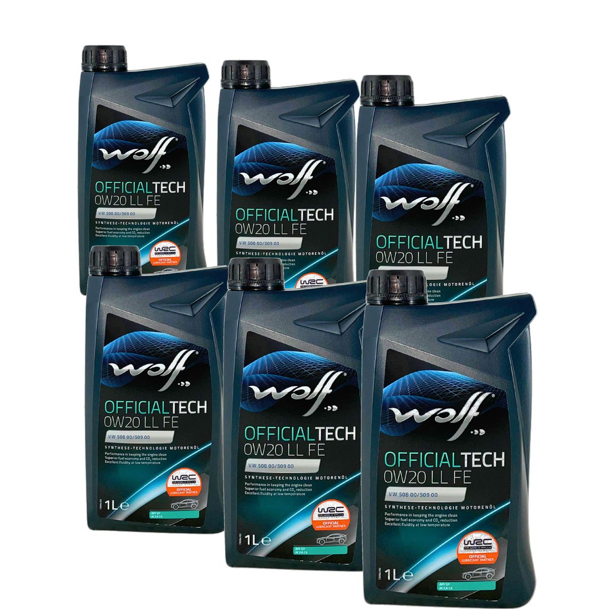 Wolf OfficialTech 0W-20 LL FE 6x1 Liter