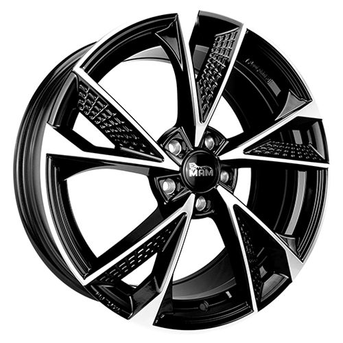 MAM MAM RS6 black front polished 8.0Jx18 5x100 ET38