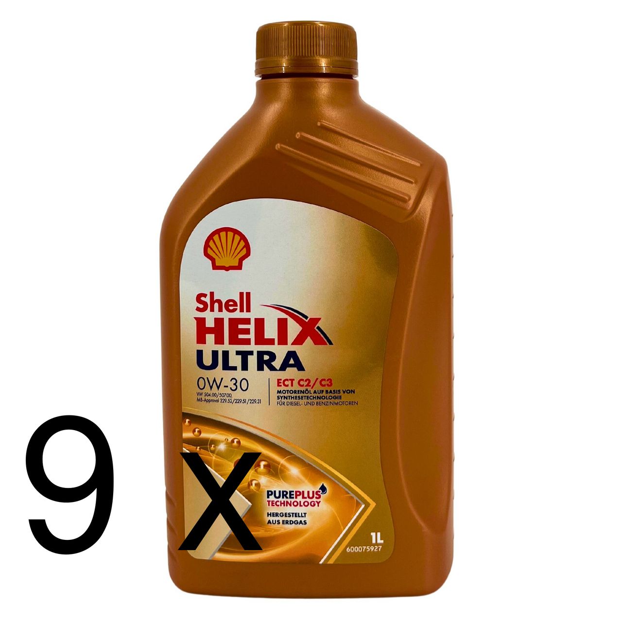 Shell Helix Ultra ECT C2 C3 0W-30 9x1 Liter Shell Helix Ultra ECT C2 C3 0W-30 9x1 Liter