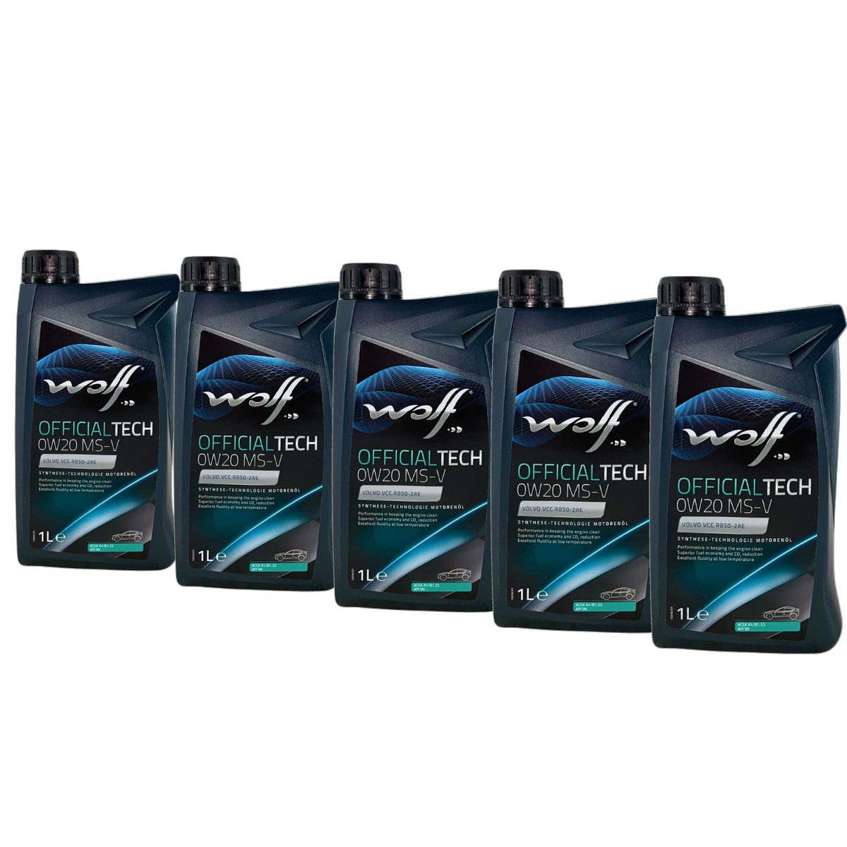 Wolf OfficialTech 0W-20 MS-V 5x1 Liter