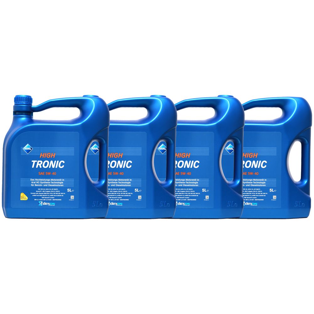 Aral HighTronic 5W-40 4x5 Liter