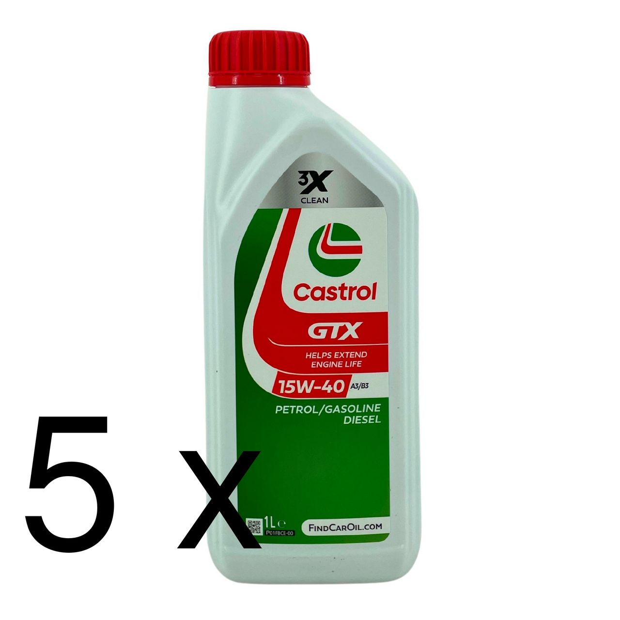 Castrol GTX 15W-40 A3/B3 5x1 Liter Castrol GTX 15W-40 A3/B3 5x1 Liter