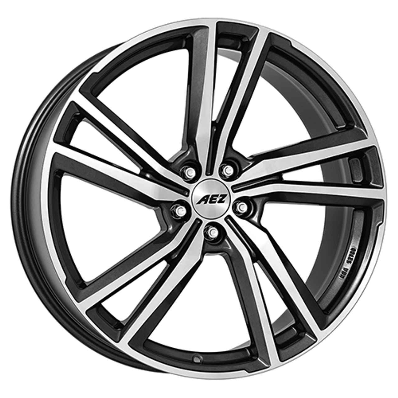 AEZ NORTH DARK gunmetal polished 8.0Jx18 5x108 ET42