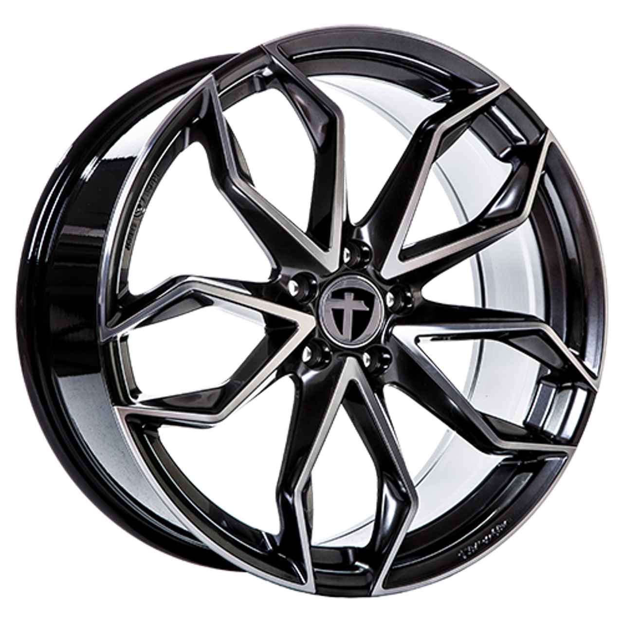 TOMASON TN22 dark hyperblack polished 8.0Jx18 5x120 ET38