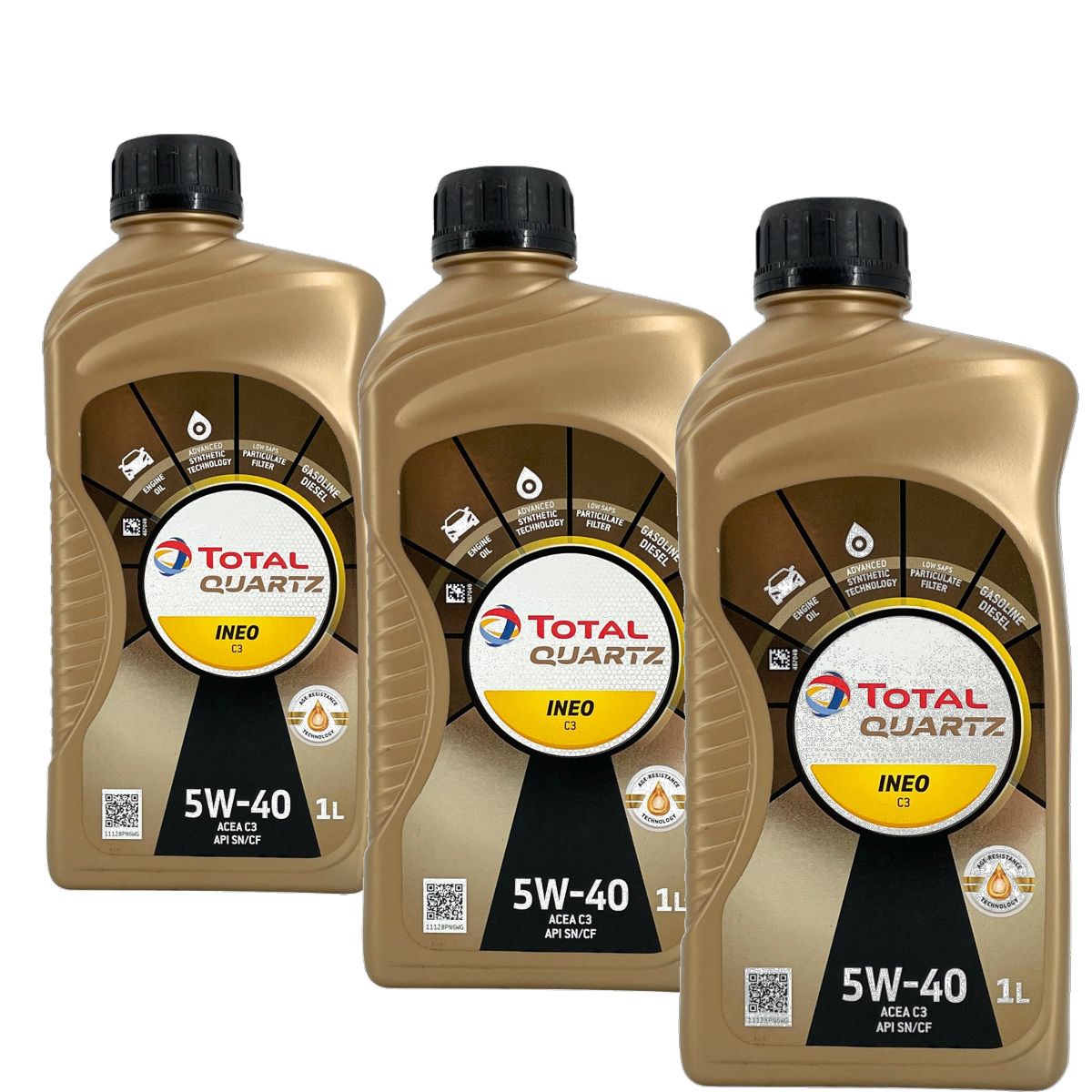 Total Quartz Ineo C3 5W-40 3x1 Liter