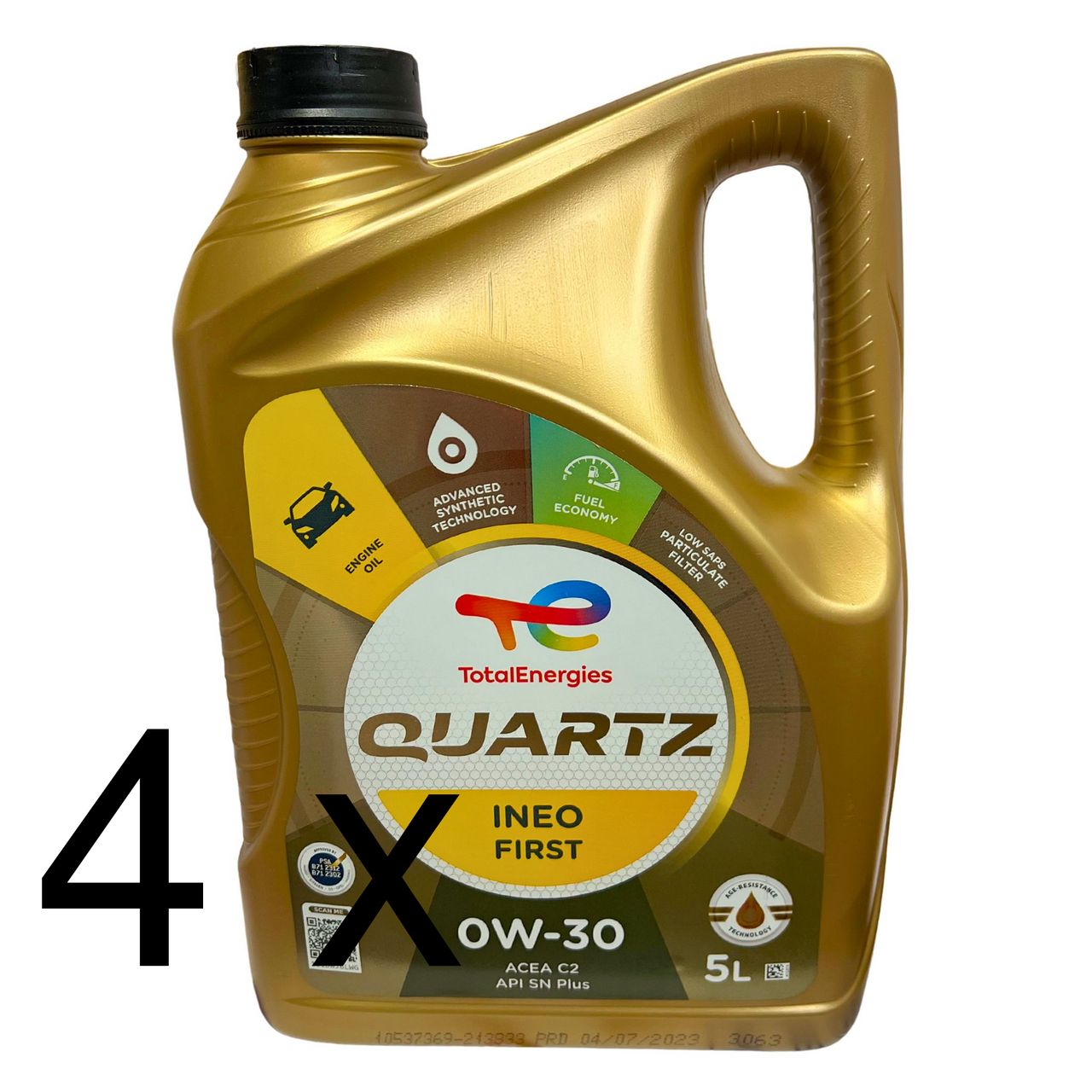 Total Quartz Ineo First 0W-30 4x5 Liter Total Quartz Ineo First 0W-30 4x5 Liter