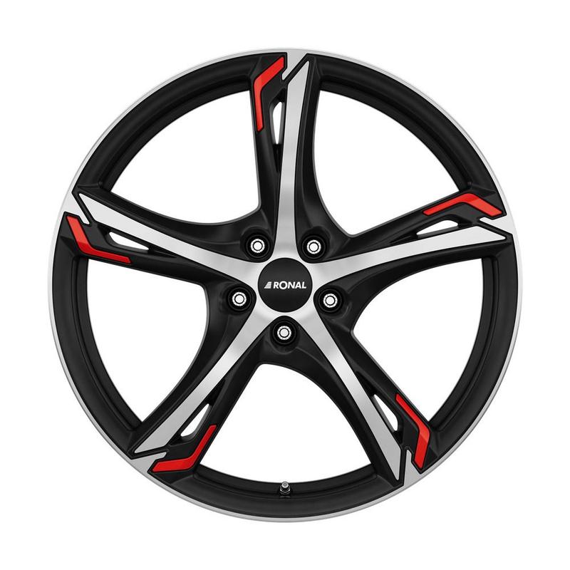 RONAL RONAL R62 RED jetblack-matt-frontkopiert 7.5Jx17 5x114.3 ET40