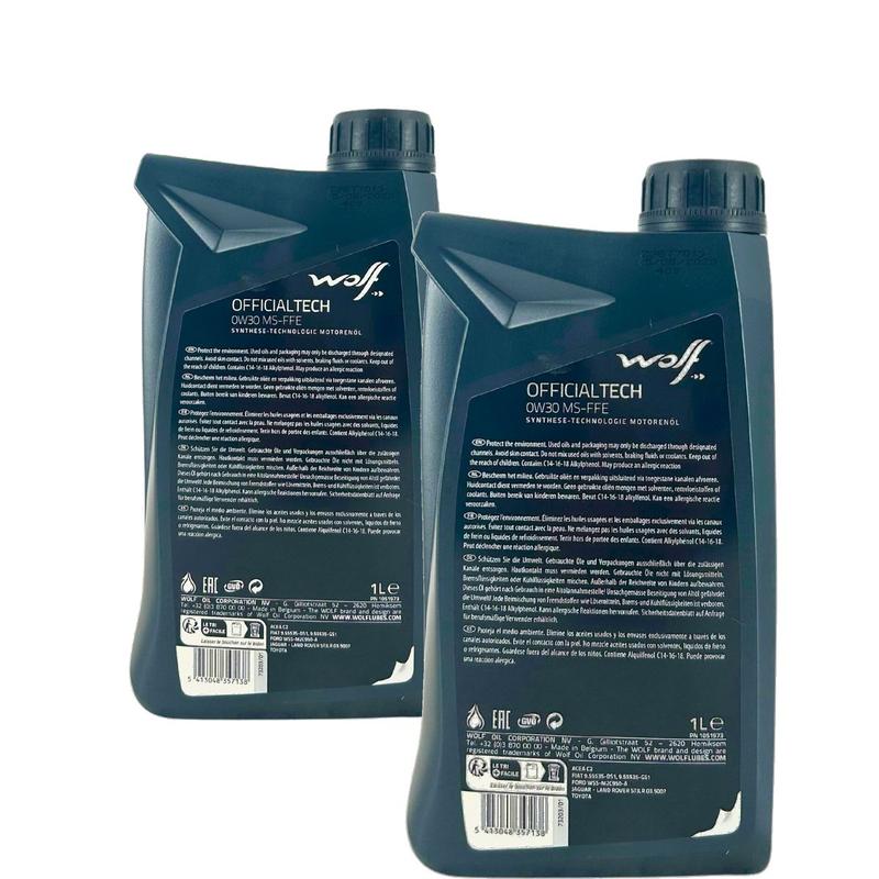 Wolf OfficialTech 0W-30 MS-FFE 2x1 Liter