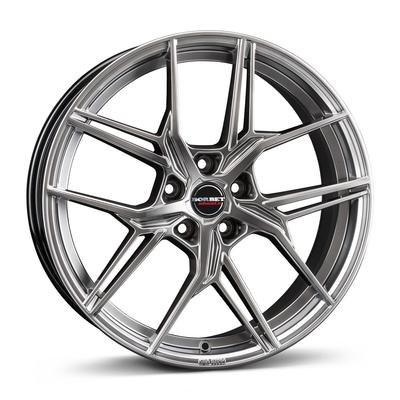 BORBET DESIGN QX hyper black silver 8.5Jx20 5x108 ET45
