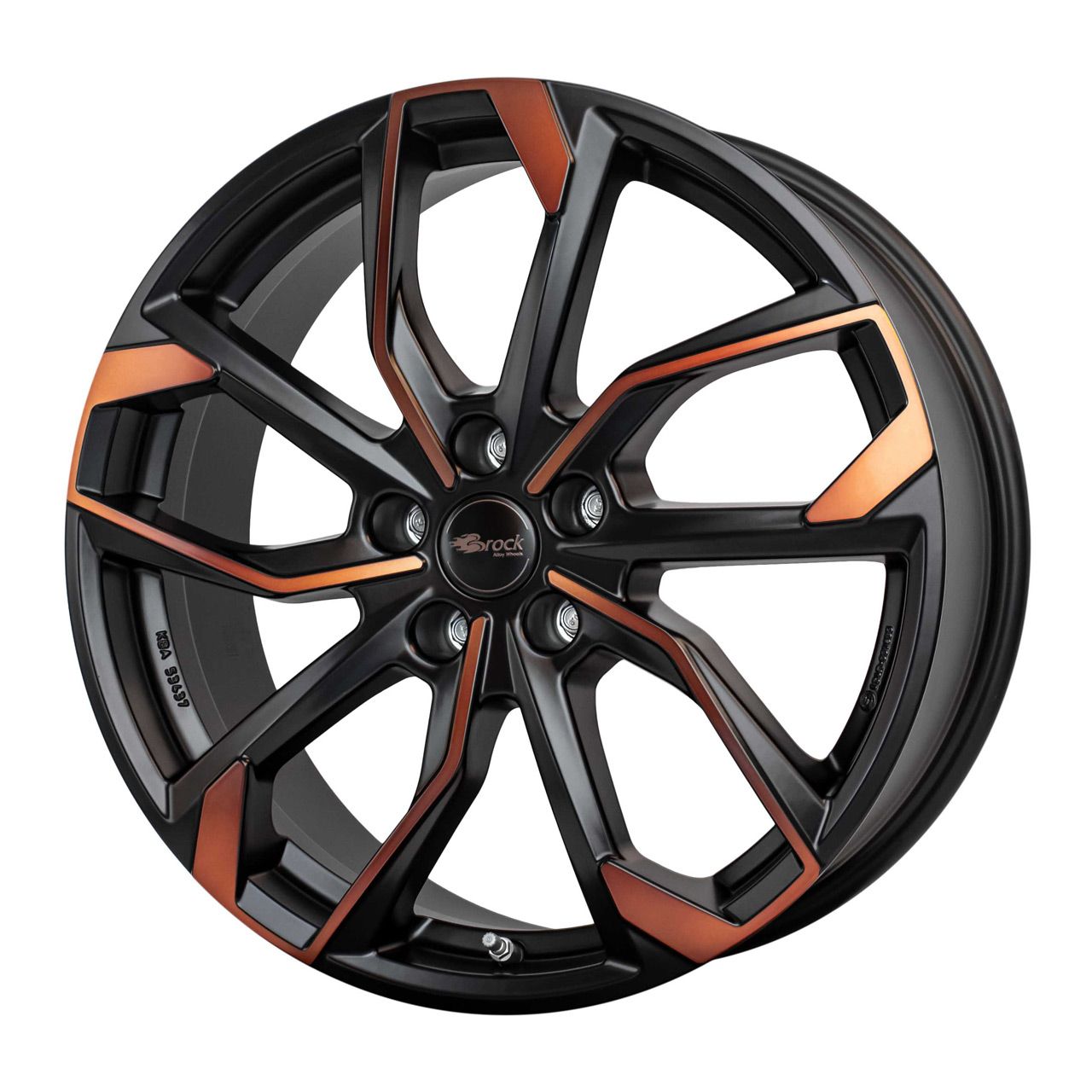 RC-DESIGN RC34 black orange matt (bom) 8.0Jx18 5x112 ET45