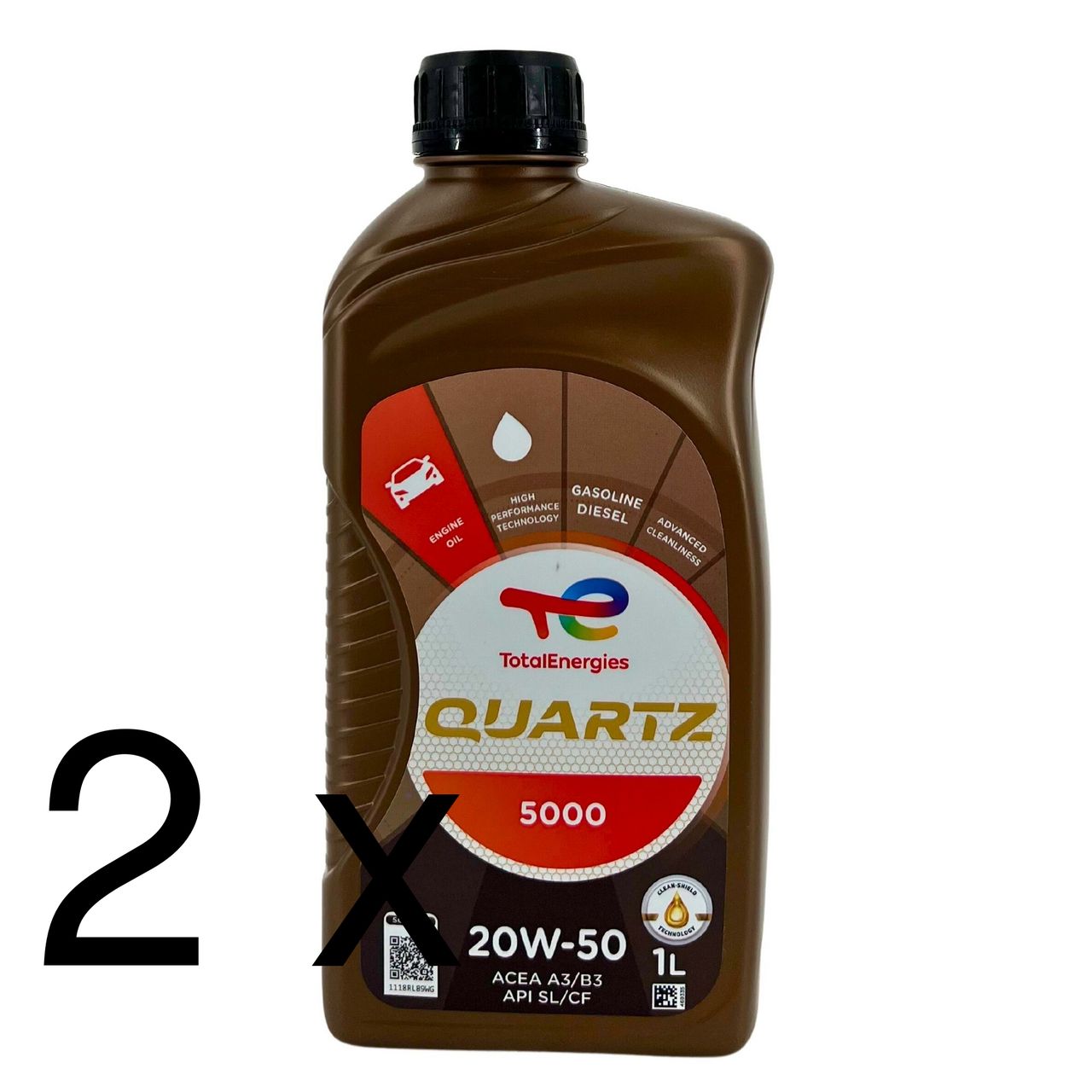 Total Quartz 5000 20W-50 2x1 Liter