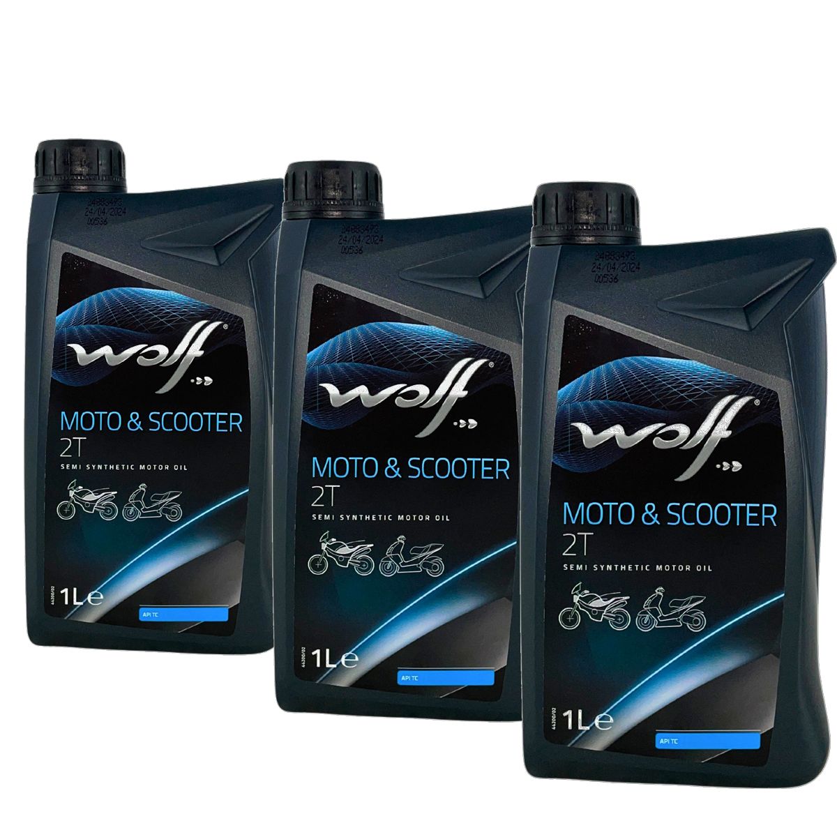 Wolf Moto & Scooter 2T 3x1 Liter