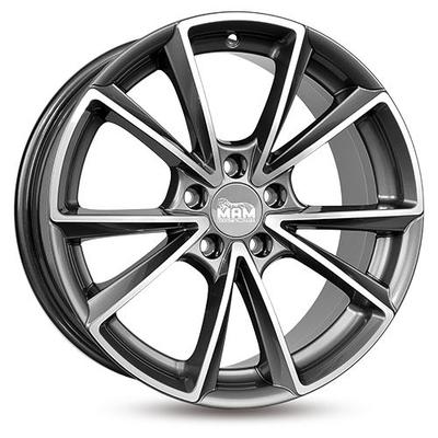 MAM WHEELS MAM A5 palladium front polished 8.5Jx20 5x112 ET45