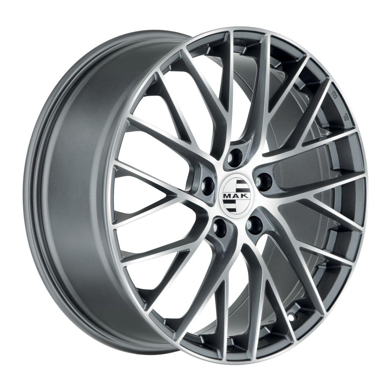 MAK MONACO-D gun metal mirror face 10.0Jx19 5x130 ET45