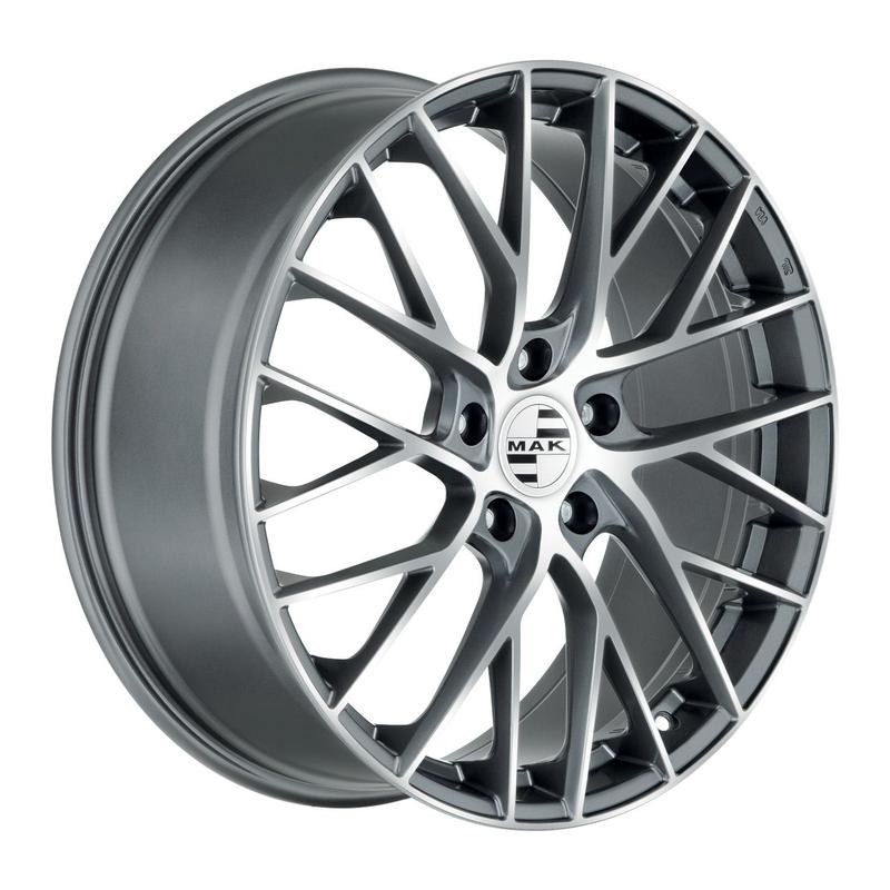 MAK MONACO-D gun metal mirror face 11.5Jx21 5x130 ET59