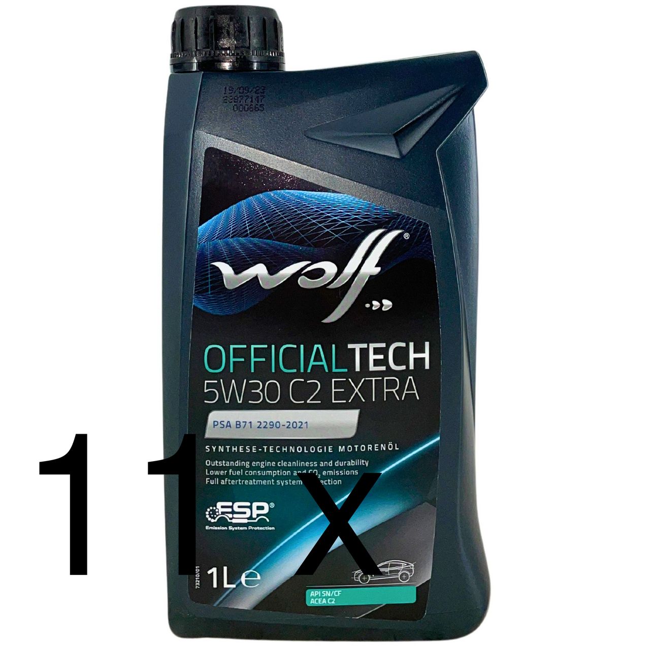 Wolf OfficialTech 5W-30 C2 Extra 11x1 Liter