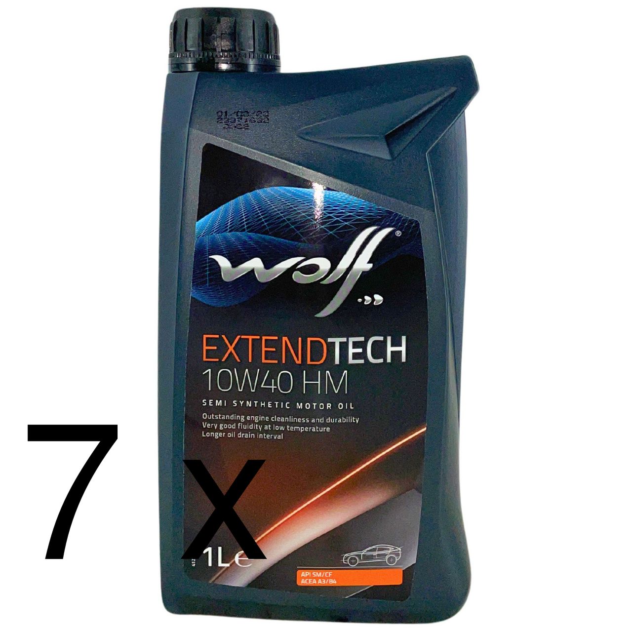 Wolf ExtendTech 10W-40 HM 7x1 Liter