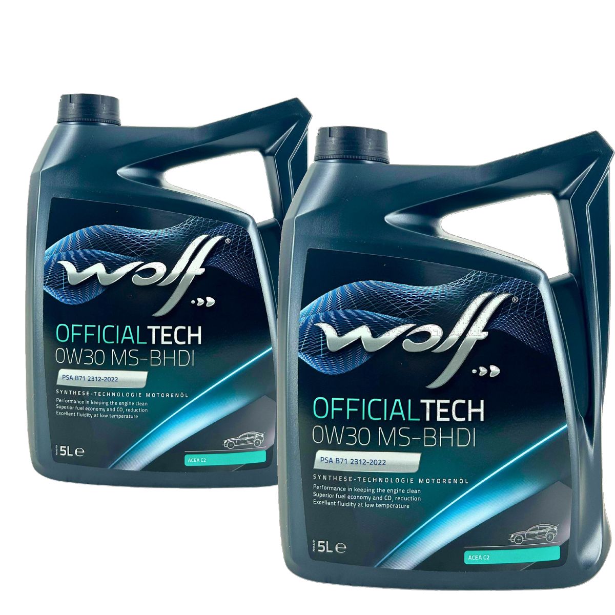 Wolf OfficialTech 0W-30 MS-BHDI 2x5 Liter