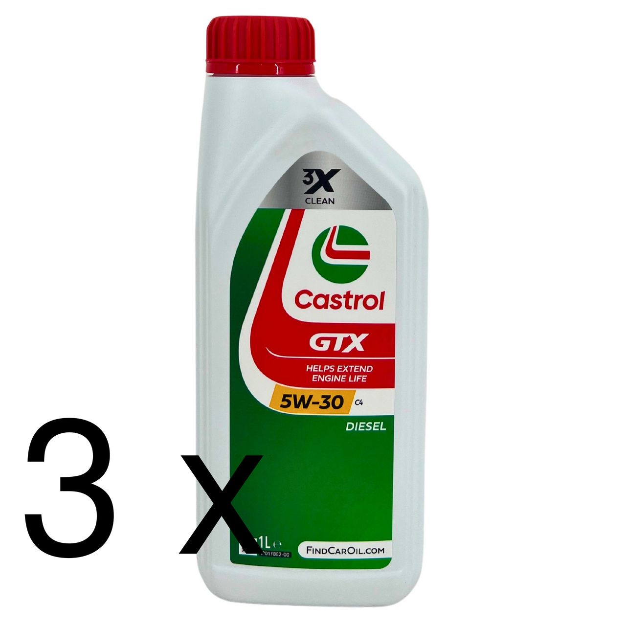 Castrol GTX 5W-30 C4 3x1 Liter Castrol GTX 5W-30 C4 3x1 Liter