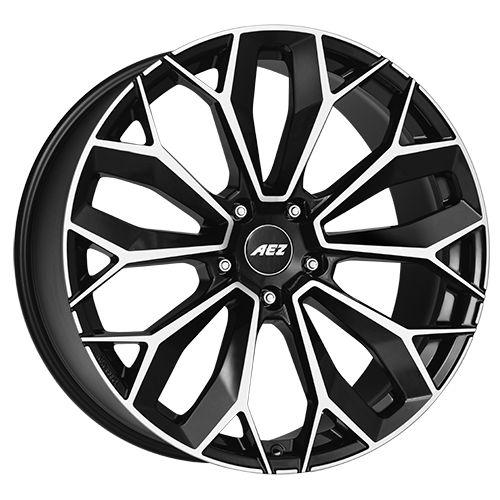 AEZ LEIPZIG DARK black/polished front 10.5Jx22 5x112 ET43